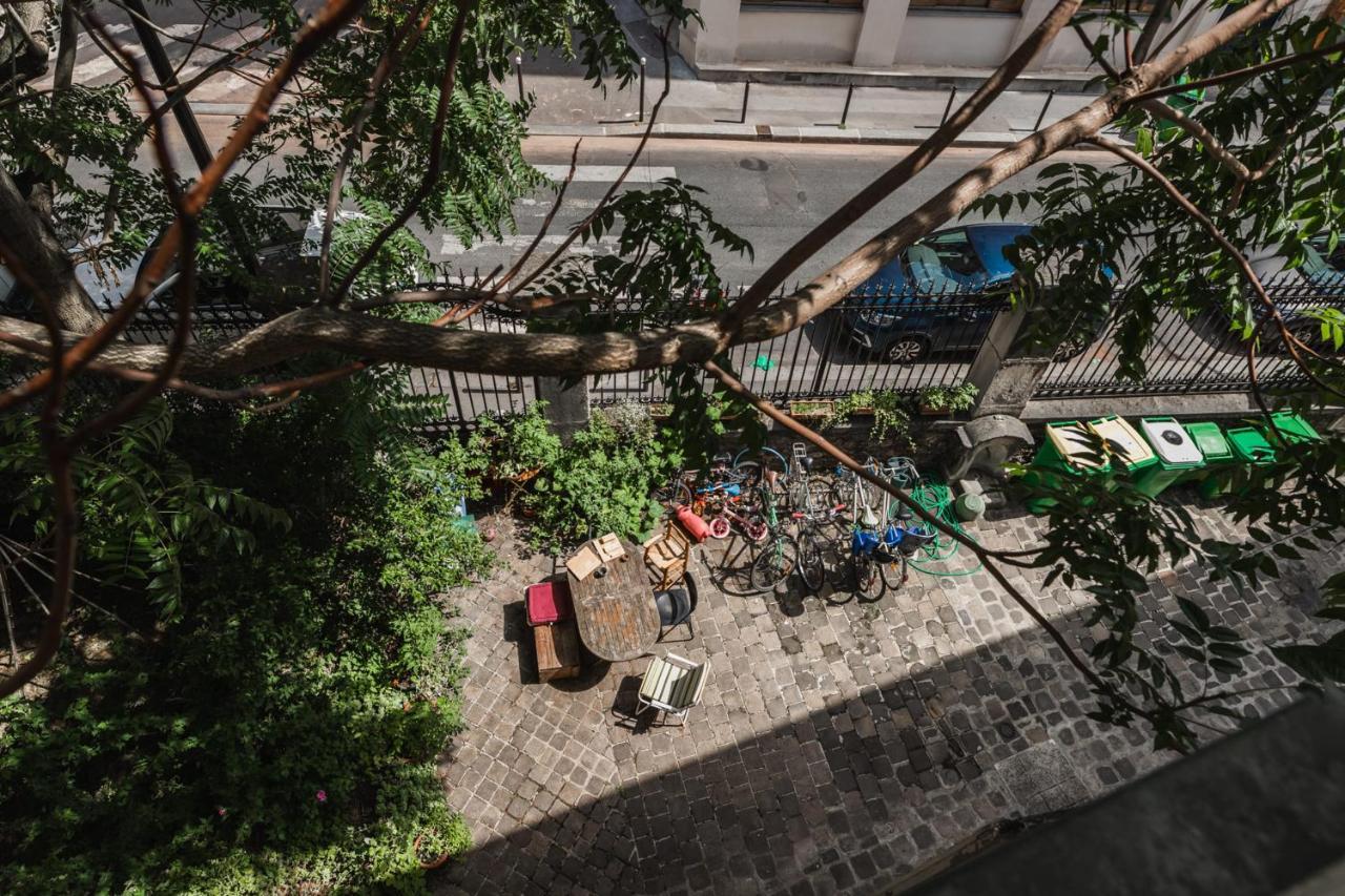 Ferienwohnung Bright Atypical Duplex In Menilmontant Paris Exterior foto