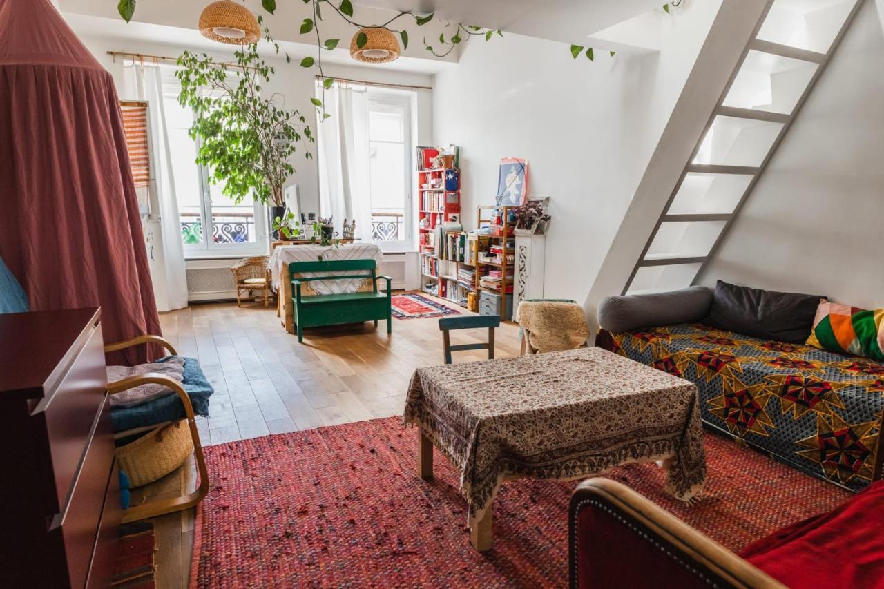 Ferienwohnung Bright Atypical Duplex In Menilmontant Paris Exterior foto